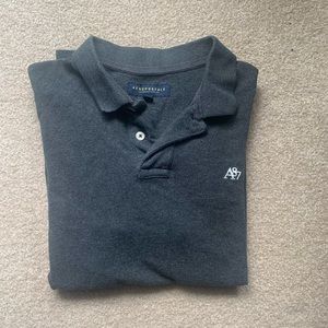Aeropostale Grey Polo 100% Cotton in Size Medium